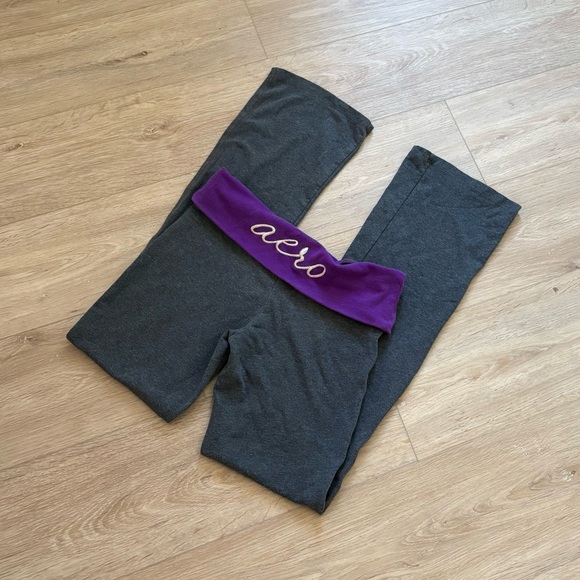 Aeropostale Vintage Fold over Y2K Sweatpants - Picture 1 of 6